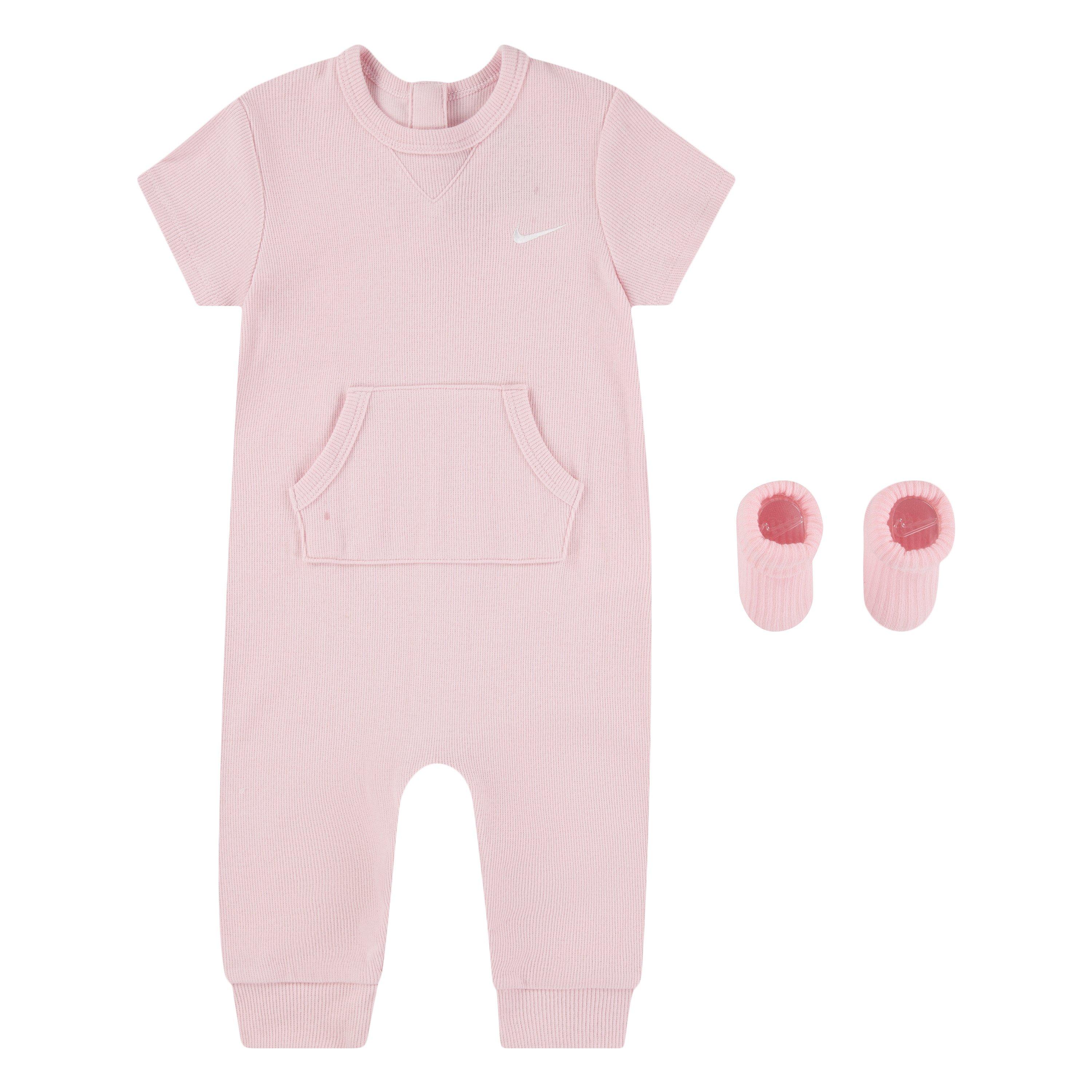 Nike Infant Kids' Ribbed Short Sleeved Romper Set